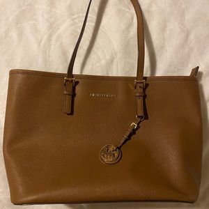 Michael Kors Jet Set Traveler Leather Tote